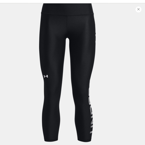 Women's Under Armour Heat Gear Ankle Leggings, black, SZ Small, NWT - Picture 1 of 13